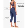 imageSunzel High Waist Mini Flared Leggings for Women Tummy Control Casual Flare Yoga Pants for Yoga Workout GymAsh Blue