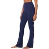 imageSunzel High Waist Mini Flared Leggings for Women Tummy Control Casual Flare Yoga Pants for Yoga Workout GymBaritone Blue