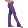 imageSunzel High Waist Mini Flared Leggings for Women Tummy Control Casual Flare Yoga Pants for Yoga Workout GymDeep Purple