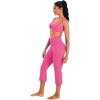 imageSunzel High Waist Mini Flared Leggings for Women Tummy Control Casual Flare Yoga Pants for Yoga Workout GymHot Pink