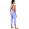 imageSunzel High Waist Mini Flared Leggings for Women Tummy Control Casual Flare Yoga Pants for Yoga Workout GymPeriwinkle