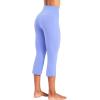imageSunzel High Waist Mini Flared Leggings for Women Tummy Control Casual Flare Yoga Pants for Yoga Workout GymPeriwinkle