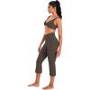imageSunzel High Waist Mini Flared Leggings for Women Tummy Control Casual Flare Yoga Pants for Yoga Workout GymSeal Brown