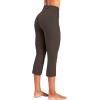 imageSunzel High Waist Mini Flared Leggings for Women Tummy Control Casual Flare Yoga Pants for Yoga Workout GymSeal Brown
