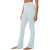 imageSunzel High Waist Mini Flared Leggings for Women Tummy Control Casual Flare Yoga Pants for Yoga Workout GymSky Blue