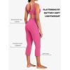 imageSunzel High Waist Mini Flared Leggings for Women Tummy Control Casual Flare Yoga Pants for Yoga Workout GymSonic Pink