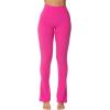 imageSunzel High Waist Mini Flared Leggings for Women Tummy Control Casual Flare Yoga Pants for Yoga Workout GymSonic Pink