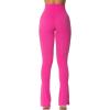 imageSunzel High Waist Mini Flared Leggings for Women Tummy Control Casual Flare Yoga Pants for Yoga Workout GymSonic Pink