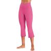imageSunzel High Waist Mini Flared Leggings for Women Tummy Control Casual Flare Yoga Pants for Yoga Workout GymHot Pink