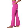 imageSunzel Flare Leggings for Women with Pockets Crossover Yoga Pants with Tummy Control High Waisted and Wide LegSonic Pink
