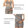 imageSunzel Maternity Yoga Shorts Over The Belly 5 Pregnancy High Waisted Workout Running Athletic Gym Biker ShortsCharcoal Gray