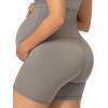 imageSunzel Maternity Yoga Shorts Over The Belly 5 Pregnancy High Waisted Workout Running Athletic Gym Biker ShortsCharcoal Gray