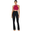 imageSunzel High Waisted Mini Flare Leggings for Women Workout Bootcut Flared Yoga Pants with Tummy Control for Casual GymBlack