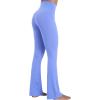 imageSunzel High Waisted Mini Flare Leggings for Women Workout Bootcut Flared Yoga Pants with Tummy Control for Casual GymPeriwinkle