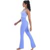 imageSunzel High Waisted Mini Flare Leggings for Women Workout Bootcut Flared Yoga Pants with Tummy Control for Casual GymPeriwinkle