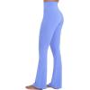 imageSunzel High Waisted Mini Flare Leggings for Women Workout Bootcut Flared Yoga Pants with Tummy Control for Casual GymPeriwinkle