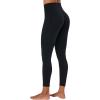 imageSunzel Butt Lifting Scrunch Leggings for Women with Pockets No Front Seam Crossover Workout Booty Yoga Pants Tummy ControlBlack