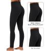 imageSunzel Butt Lifting Scrunch Leggings for Women with Pockets No Front Seam Crossover Workout Booty Yoga Pants Tummy ControlBlack