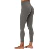 imageSunzel Butt Lifting Scrunch Leggings for Women with Pockets No Front Seam Crossover Workout Booty Yoga Pants Tummy ControlCharcoal Gray