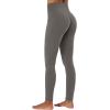 imageSunzel Butt Lifting Scrunch Leggings for Women with Pockets No Front Seam Crossover Workout Booty Yoga Pants Tummy ControlCharcoal Gray