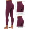 imageSunzel Butt Lifting Scrunch Leggings for Women with Pockets No Front Seam Crossover Workout Booty Yoga Pants Tummy ControlCherry Red