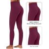 imageSunzel Butt Lifting Scrunch Leggings for Women with Pockets No Front Seam Crossover Workout Booty Yoga Pants Tummy ControlCherry Red