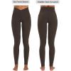 imageSunzel Butt Lifting Scrunch Leggings for Women with Pockets No Front Seam Crossover Workout Booty Yoga Pants Tummy ControlSeal Brown