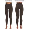 imageSunzel Butt Lifting Scrunch Leggings for Women with Pockets No Front Seam Crossover Workout Booty Yoga Pants Tummy ControlSeal Brown