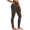 imageSunzel Butt Lifting Scrunch Leggings for Women with Pockets No Front Seam Crossover Workout Booty Yoga Pants Tummy ControlSeal Brown