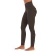 imageSunzel Butt Lifting Scrunch Leggings for Women with Pockets No Front Seam Crossover Workout Booty Yoga Pants Tummy ControlSeal Brown