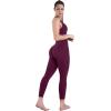 imageSunzel Sustainable Butt Lifting Leggings for Women High Waisted No Front Seam Tummy Control Booty Scrunch Workout Yoga PantsCherry Red
