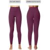 imageSunzel Sustainable Butt Lifting Leggings for Women High Waisted No Front Seam Tummy Control Booty Scrunch Workout Yoga PantsCherry Red