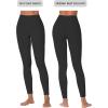 imageSunzel Sustainable High Waisted Butt Lifting Leggings with Pockets for Women No Front Seam Tummy Control Workout Yoga PantsBlack