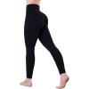 imageSunzel Sustainable High Waisted Butt Lifting Leggings with Pockets for Women No Front Seam Tummy Control Workout Yoga PantsBlack
