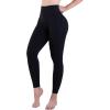 imageSunzel Sustainable High Waisted Butt Lifting Leggings with Pockets for Women No Front Seam Tummy Control Workout Yoga PantsBlack