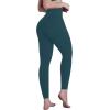 imageSunzel Sustainable High Waisted Butt Lifting Leggings with Pockets for Women No Front Seam Tummy Control Workout Yoga PantsForest Green