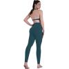 imageSunzel Sustainable High Waisted Butt Lifting Leggings with Pockets for Women No Front Seam Tummy Control Workout Yoga PantsForest Green