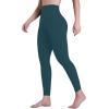 imageSunzel Sustainable High Waisted Butt Lifting Leggings with Pockets for Women No Front Seam Tummy Control Workout Yoga PantsForest Green
