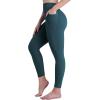 imageSunzel Sustainable High Waisted Butt Lifting Leggings with Pockets for Women No Front Seam Tummy Control Workout Yoga PantsForest Green