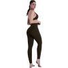 imageSunzel Sustainable High Waisted Butt Lifting Leggings with Pockets for Women No Front Seam Tummy Control Workout Yoga PantsSeal Brown