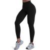 imageSunzel Womens Hidden Butt Lifting Leggings No Front Seam High Waist Yoga Pants with Tummy Control Workout Gym Running CasualBlack