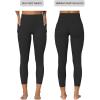 imageSustainable Butt Lifting Capri Leggings with Pockets for Women High Waisted No Front Seam Tummy Control Workout Yoga PantsBlack