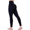 imageSunzel Sustainable Butt Lifting Leggings for Women High Waisted No Front Seam Tummy Control Booty Scrunch Workout Yoga PantsBlack