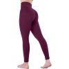 imageSunzel Sustainable Butt Lifting Leggings for Women High Waisted No Front Seam Tummy Control Booty Scrunch Workout Yoga PantsCherry Red
