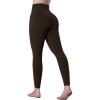 imageSunzel Sustainable High Waisted Butt Lifting Leggings with Pockets for Women No Front Seam Tummy Control Workout Yoga PantsSeal Brown