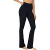 imageSunzel High Waisted Mini Flare Leggings for Women Workout Bootcut Flared Yoga Pants with Tummy Control for Casual GymFerrous