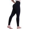 imageSunzel Leggings for Women Tummy Control Jean Style Compression Workout High Waisted Yoga Pants with Back PocketsBlack