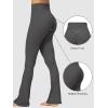 imageSunzel No Front Seam Mini Flare Leggings for Women Invisible Butt Scrunch Flared Yoga Pants with Tummy ControlAsphalt