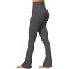 imageSunzel No Front Seam Mini Flare Leggings for Women Invisible Butt Scrunch Flared Yoga Pants with Tummy ControlForest Green