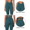 imageSunzel Sunlissia Hidden Butt Lifting Scrunch Workout Leggings for Women Crossover High Waist Yoga Pants with Tummy ControlForest Green